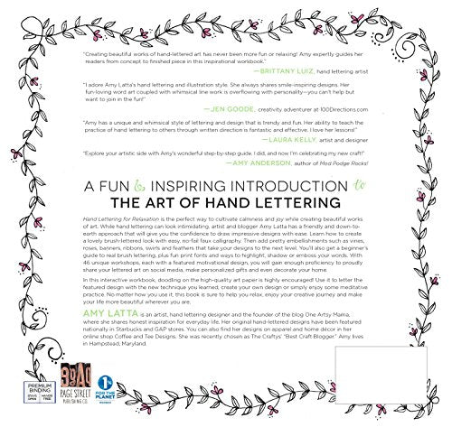 Hand Lettering for Relaxation: An Inspirational Workbook for Creating Beautiful Lettered Art
