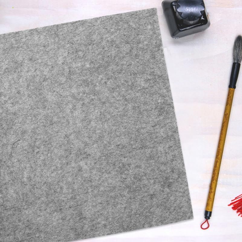 KALLORY 3PCS Thick Felt Calligraphy Mat for Writing Practice Wool Felt Pad for Students Artists Suitable for Home Classroom Use