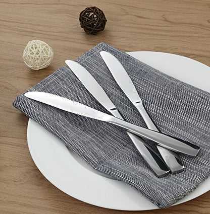 16-Piece Stainless Steel Dinner Knives Set (Pack of 2) - size: dinner knives (Pack of 2)