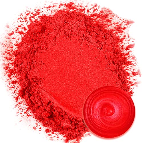 Ceya Mica Powder,5.3oz/150g Red Pearlescent Effect Colorant Pigment Powder - color: C-Red