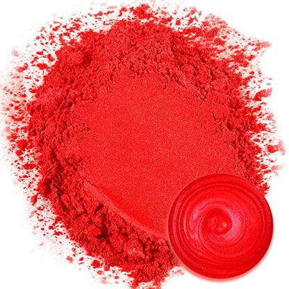 Ceya Mica Powder,5.3oz/150g Red Pearlescent Effect Colorant Pigment Powder - color: C-Red