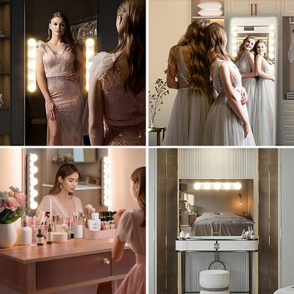 Makeup Light,Portable Led Vanity Lights | 3 Colors Lighting Mode Adjustable & Dimmable for Vanity Table Dressing Room Mirror