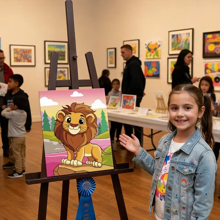 Louise Maelys 12 Packs Animal Pre Drawn Canvas to Paint for Boys Girls | 8x10 Inch Pre-Stretched Canvas Panels, Pre Printed Painting Canvas Kit For Kids' Parties, Classroom Art And Beginner Painting - color: animal