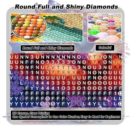 GOUOYANA Highland Cow Diamond Art Kits for Adults Cow Diamond Painting Kits - color: DP02808