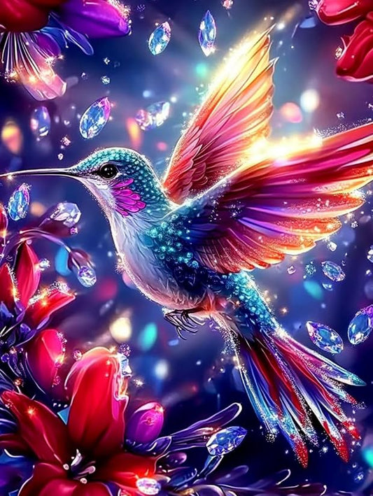 Arttoplus Hummingbird Diamond Art Kits for Adults Beginner 12x16 inch - color: G9359-US