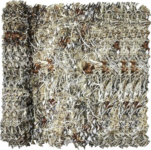 Camo Netting, Camouflage Netting, Hunting Blind Camo Net, Army Party Decorations, Sunshade Fence Nets, Lightweight, Bulk Roll, Mesh, Great for Camping, Shooting, Photograph, Car Cover, Outdoor - color: Dry Grass, size: 10ftx10ft