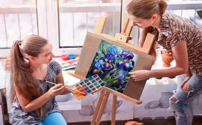 TCDZMYGS Flower Paint by Numbers Kit for Adults Beginner,10x10 inch - color: diamond art-flower-1030-2