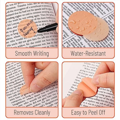 Mr. Pen- Round Transparent Sticky Notes, 1.1” Diameter, 14 Pads, 560 Sheets - color: Pastel, size: 560 pcs