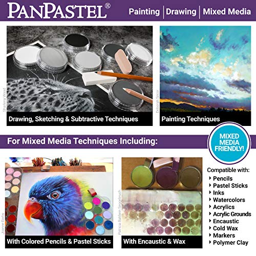 PanPastel Artist Pastels by GOLDEN, Starter Painting Set, 5 Color, Professional Artist Pastels, Unique Pan Format (cake-like) - color: Multicolor, style: Modern Artistic Studio