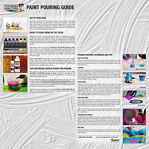 Pouring Masters 84 Color Metallic Ready to Pour Acrylic Pouring Paint Set - size: 84 Count (Pack of 1)