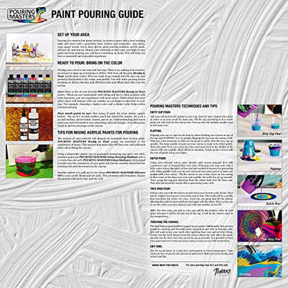 Pouring Masters 84 Color Metallic Ready to Pour Acrylic Pouring Paint Set - size: 84 Count (Pack of 1)