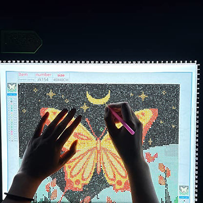 HSK B4/A3s LED Artist tracing Light Box Copy Table, Adjustable High Brightness Light Pad for Tatto Drawing, Sketching, Animation,Diamond Painting Accessories - size: 03 - B4