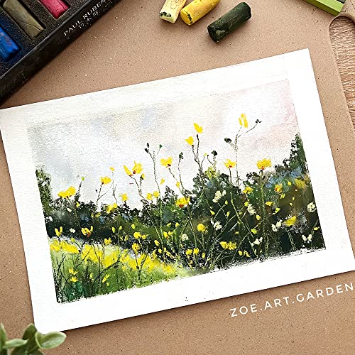 Paul Rubens Professional Soft Pastels, Handmade 72 Vibrant Colors Chalk Pastels Smooth and High Adhesion for Painting, Drawing, Blending, Crafting, Ideal Art Supplies for Artists, Beginners | Vibrant, Smooth & High Adhesion Soft Pastels for Artists. Great