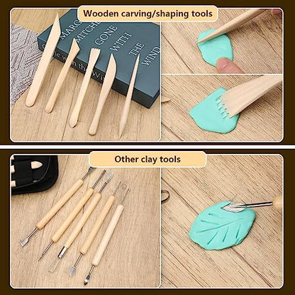 Clay Tools Kit, Pottery Tools, Polymer Clay Tools, Clay Sculpting Tools