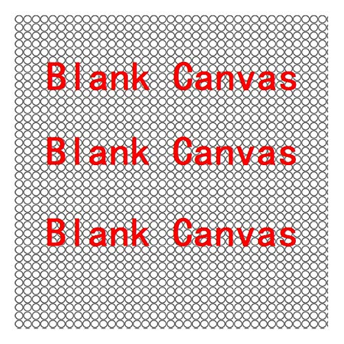 5Pcs/Lot 30x30CM Diamond Painting Canvas with Glue, Round/Square Blank Grid Canvas Empty for Customized Projects - color: Round Canvas, size: 30x30CM-5PCS