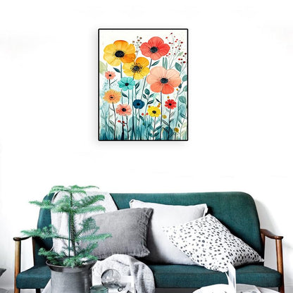 Eterkosu Flowers Diamond Art Kits for Adults,Diamond Dots Art Kits - color: YZ-83-01