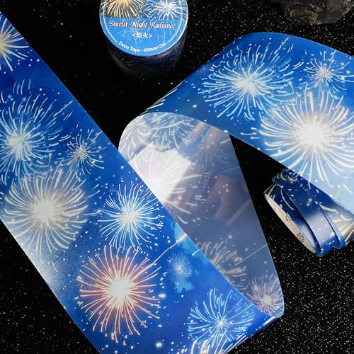 PET Tape Stickers for Journaling Supplies, Sky Tape Stickers for Scrapbook - color: Island