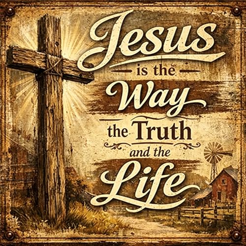 AWLNKMC Jesus Cross Diamond Art Painting Kits for Adults, Diamond Painting Kits for Adults Beginners, 5D DIY Full Drill Diamond Dot Gem Art Kits for Adult, Home Wall Decor 13.8x13.8 Inch - color: Jesus Cross