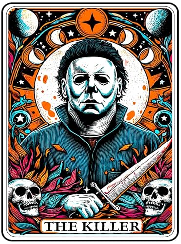 Halloween Diamond Art Kits for Adult Diamond Painting Kit for Beginner | Horror 5D DIY Funny Diamond Dots Full Drill Crafts for Gem Art Dot Art for Adults Home Wall Decor for Teens 12x16 inch - color: DP03523