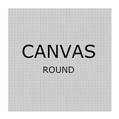 1Pcs 30x40CM Diamond Painting Canvas with Glue - Round/Square Blank Grid Canvas for Customized Art - color: Round Canvas, size: 30x40CM-1PCS