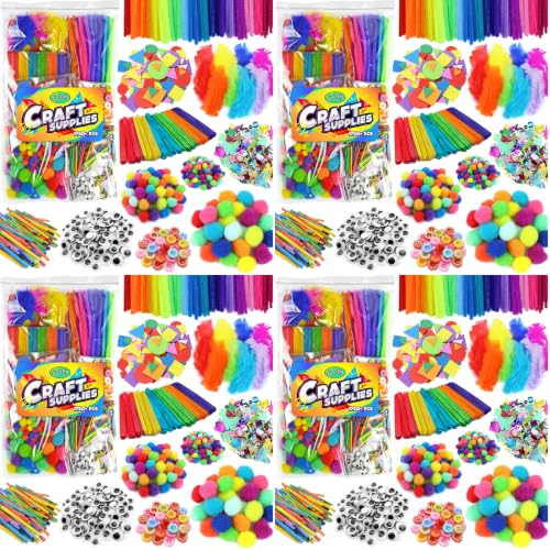 Arts & Crafts Supplies Kits & Materials Set for Kids, Toddler - Carl & Kay (Pack of 4) - size: Small to Medium (Pack of 4)