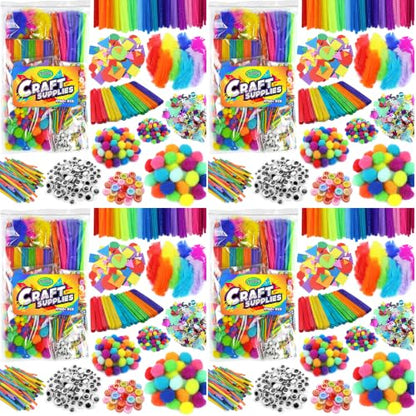 Arts & Crafts Supplies Kits & Materials Set for Kids, Toddler - Carl & Kay (Pack of 4) - size: Small to Medium (Pack of 4)