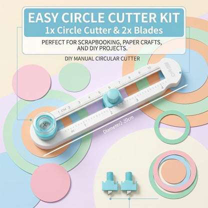 Circle Cutters For Crafts,Scrapbooking, Card Making, Art And Diy Crafts