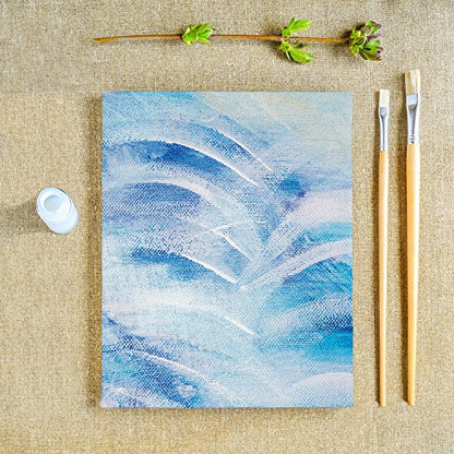 U.S. Art Supply 4 X 6 Inch Art Canvas Board Panels 12 Pack - 8 Ounce Heavyweight Cotton Acid Free Canvases for Painting Acrylics and Watercolor (1 Case of 12 Single Canvas Painting Panels) - size: 4" x 6"