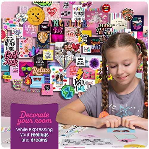 Wall Collage Kit for Teen & Tween Girls - Teens Creative Crafts Kits | Arts Craft Gift Ideas for Age 11, 12,13, 14, 15, 16 Year Old Girl - Birthday Gifts for Teenage Bedroom Decor