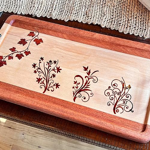 yhslmh Floral Stencils for Painting on Wood Furniture Wall Reusable Canvas Flower Flourish Swirls Stencil for Crafts Boho Art Projects Drawing Card Making Pattern Decoratives (Flourish Swirls) - style: flourish swirls