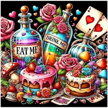 Paint by Numbers Kit for Adults, Adult Paint by Number Kits 16x16 Inch - color: Bottle