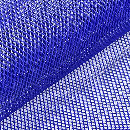 AggAuto Universal 40"x13" Car Grill Mesh 4x8mm Rhombic Hole Blue | Aluminum Alloy Automotive Grille Insert Bumper, One of the Most Multifunctional Shape Grids 100x33cm - size: 4x8mm Rhombus - Blue