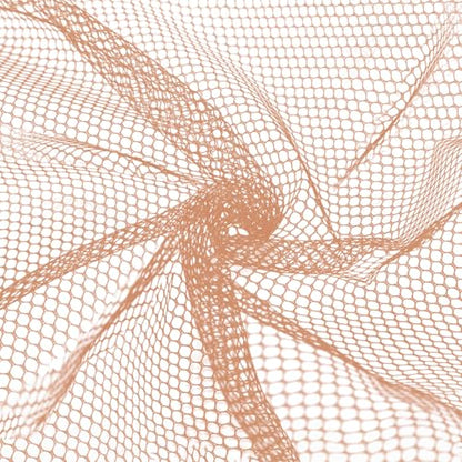 59" x 72"(2 Yards) Natural Mesh Fabric | Slightly Stretchy for Sewing Projects, Backpack Pocket and Straps, Netting Clothes and Shopping Bag - color: Natural