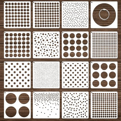 Circle Stencils for Painting Polka Dot Stencils