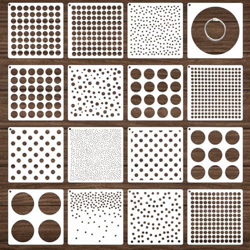 Circle Stencils for Painting Polka Dot Stencils