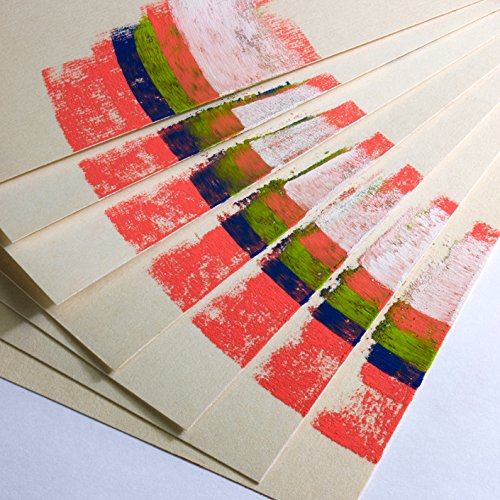 Uart Sanded Pastel Art Paper, Off-White, 9" x 12" Paper, Grit #320, 10 Sheet Pack - color: Grade 320, size: 9" x 12"