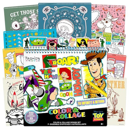 Fashion Angels Disney Pixar Toy Story Color & Collage Portfolio Set - color: Buzz Lightyear