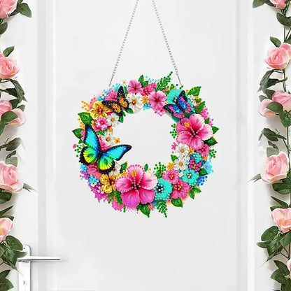 RYMILIE Hanging Diamond Art Kits for Adults Floral Butterfly - color: DP04807