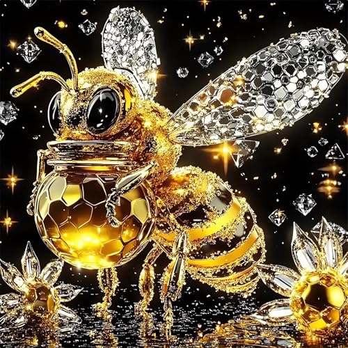Xoaoes Bee Diamond Art Kits for Adults, 5D Diamond Painting Kits - color: CM045