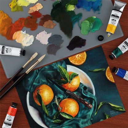 Tusc & Pine Artist Oil Paint - Chromium Oxide Green, 150 ml, Non-Yellowing, Rich & Creamy Consistency, Maximum Pigment Load, Small Batch Milled Oil Paints Made in the USA - color: Chromium Oxide Green, size: 5.07 Fl Oz (Pack of 1)