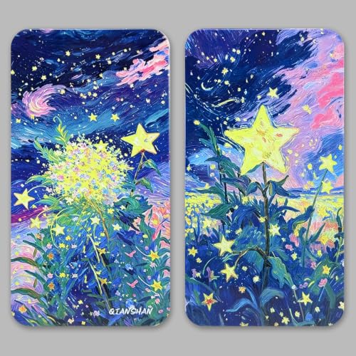 40Pcs Empty Half Pans Watercolor Tin Palette with Magnetic Stripe | Travel Tin Palette Case,Portable Artist Paints Half Pan Kits,DIY Watercolor Oils Acrylics Painting Drawing - color: Starlit Bloomfield