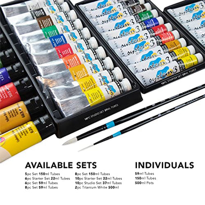 Daler Rowney System3 Cadmium Red Hue 150ml Acrylic Paint Tube - Acrylic Painting Supplies for Artists and Students - Artist Paint for Murals Canvas and More - Art Paint for All Skill Sets