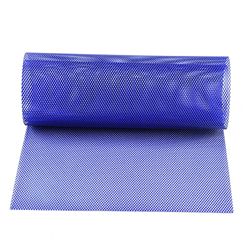 AggAuto Universal 40"x13" Car Grill Mesh 3x6mm Rhombic Hole Blue | Aluminum Alloy Automotive Grille Insert Bumper, One of the Most Multifunctional Shape Grids 100x33cm - size: 3x6mm Rhombus - Blue