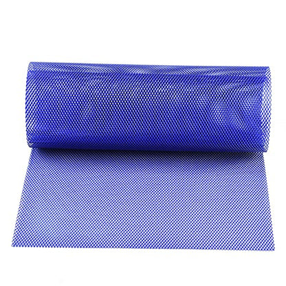 AggAuto Universal 40"x13" Car Grill Mesh 3x6mm Rhombic Hole Blue | Aluminum Alloy Automotive Grille Insert Bumper, One of the Most Multifunctional Shape Grids 100x33cm - size: 3x6mm Rhombus - Blue