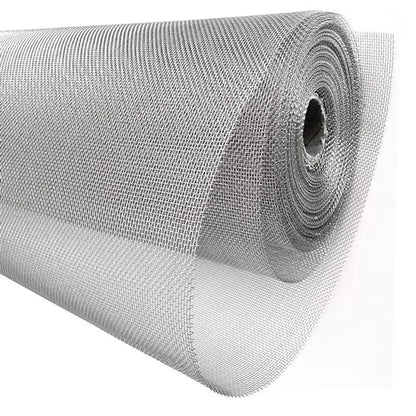 Woven Wire Mesh Stainless Steel Mesh Screen 15.7" x 78.7" Wire Mesh Window Screen Roll for Vent Cage Garden 40 Mesh