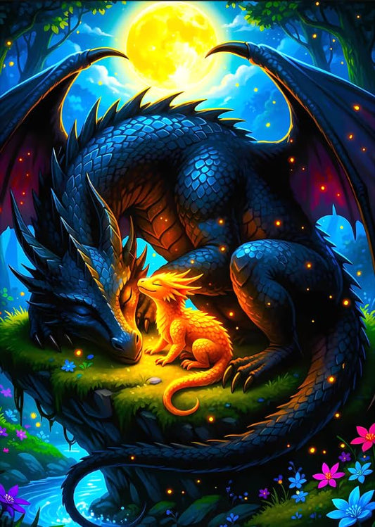 Arttoplus Dragon Diamond Art Kits for Adults Beginner 12x16 inch - color: G9468