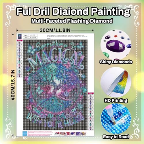 Tree of Life Diamond Painting Kits for Adults 12x16 Inch | Tree of Life Diamond Art Kits for Adults, Gem Art Kits for Adult for Gift Home Wall Decor - color: Tree of Life