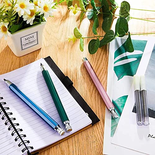 JOMPENS Drafting Pencil Set, 5.6mm Mechanical Pencil with HB Lead Refills, Smooth Writing Graphite Pencil for Drawing Sketching Artists