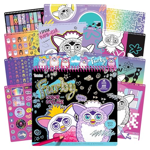 Fashion Angels Furby Color & Collage Portfolio - color: Furby