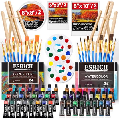 ESRICH 78PCS Acrylic Painting Kits for Adults Couples Date Night